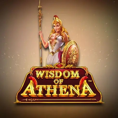 Wisdom of Athena slot logo by Pragmatic Play at Vauhdikas Casino