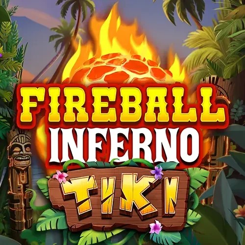 Fireball Inferno Tiki slot visual from NetEnt available on vauhdikas-casinos.fi