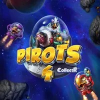 Pirots 4 logo by ELK Studios at Vauhdikas Casino